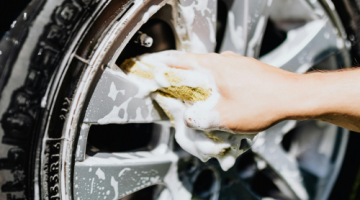 Exterior Detail – Outside of Vehicle Only Sedans – $75 &nbsp;|&nbsp; SUVs – $100 &nbsp;|&nbsp; Large SUVs & Trucks – $150 Pre-rinse and premium foam bath Safe hand wash using scratch-free techniques Deep cleaning of wheels, tires, and wheel wells Black trim cleaning and revitalization Door jamb and exterior crevice detailing Careful hand drying to prevent water spots Gloss enhancement finish