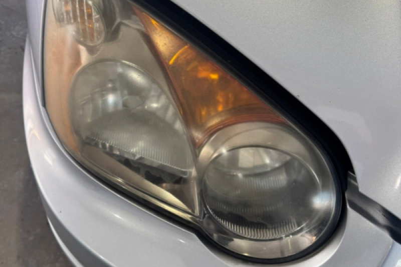 Before Headlight Restoration Before Headlight Restoration